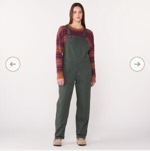 REI Co-Op Olive Green Overalls Size 8P